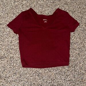 Wild fable cropped v neck